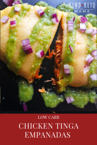 Low Carb Chicken Tinga Empanadas