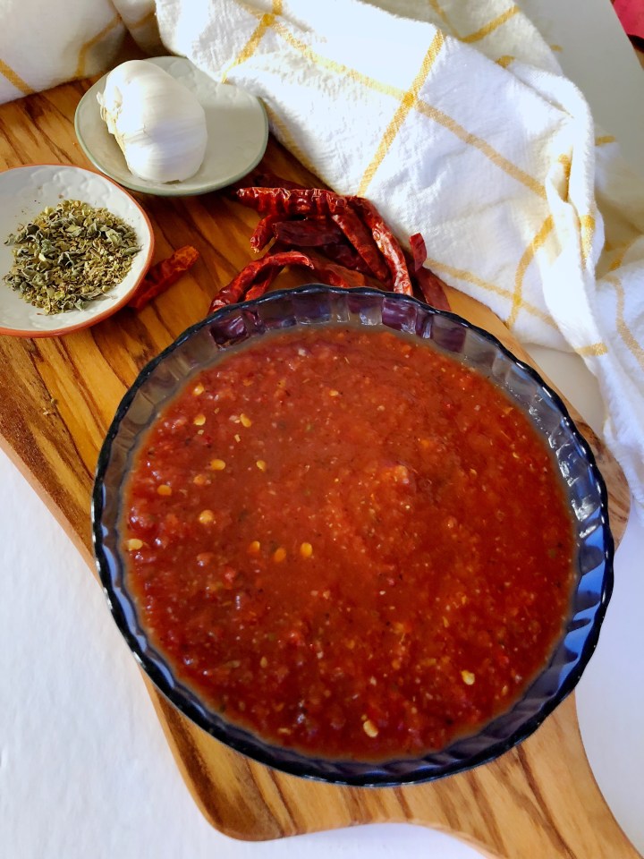 Salsa Roja de Chile&nbsp;Arbol