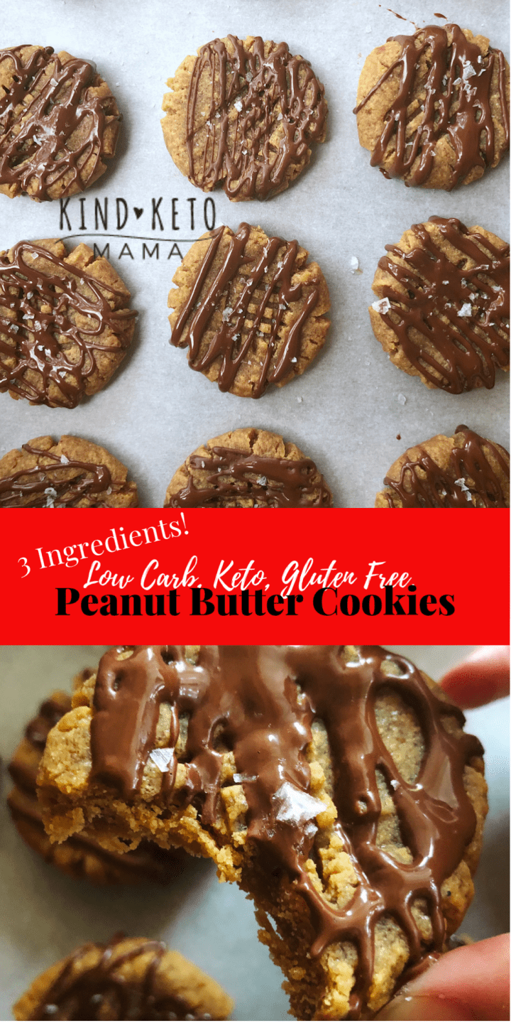 Low Carb Peanut Butter Cookies Pin