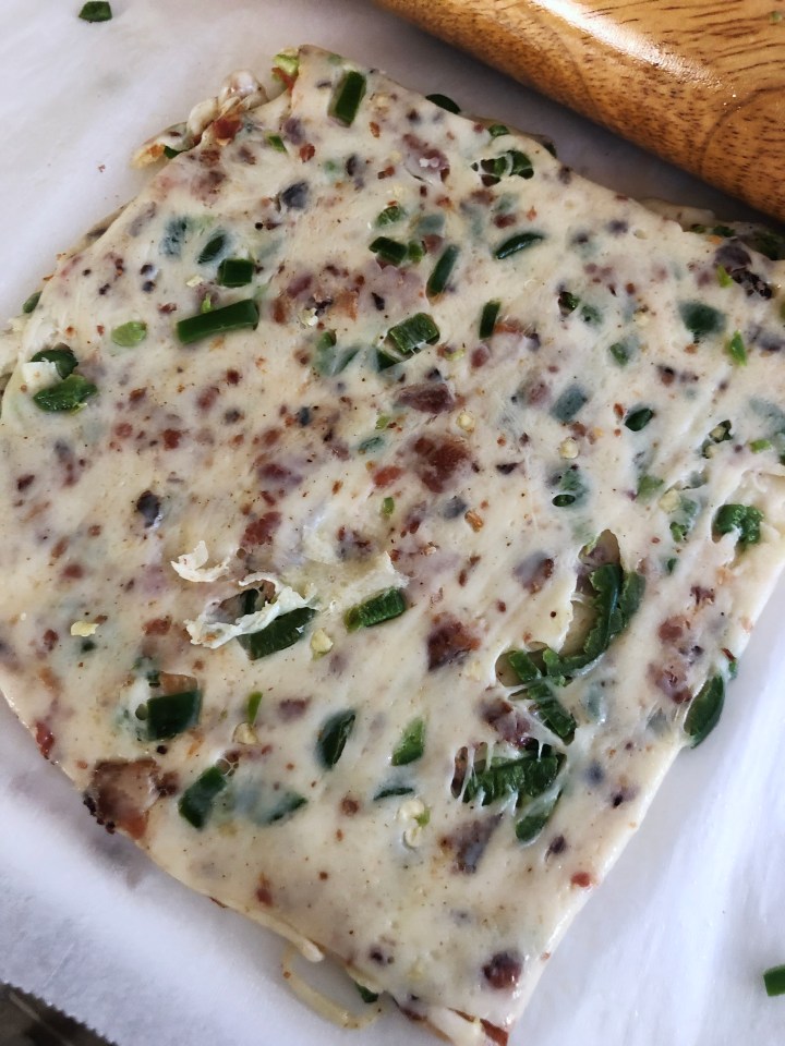 Low Carb Jalapeno Bacon Fried Mozzarella