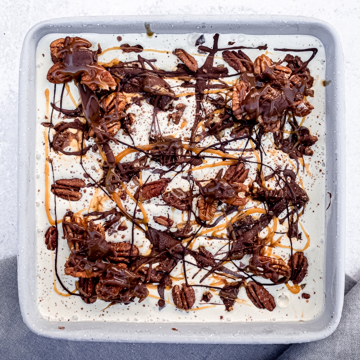 Keto Chocolate Caramel Turtle Ice&nbsp;Cream